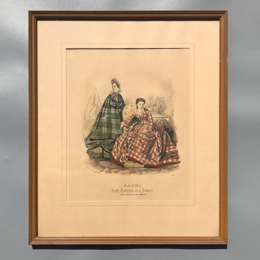 Modes de Paris. Petit Courrier des Dames Antique French Women's Fashion Vintage - Picture 2 of 4